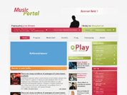 Music Portal - hover nahled